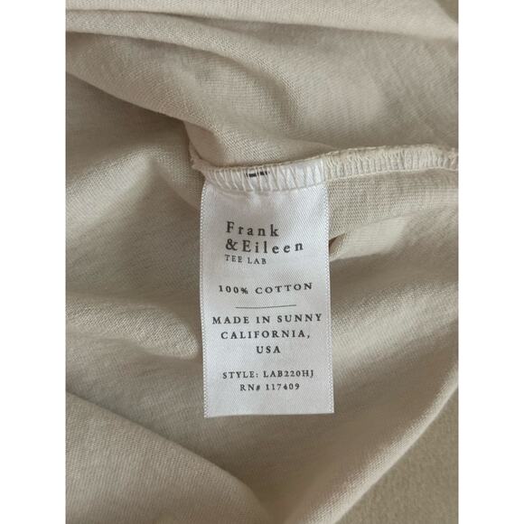 NEW Frank & Eileen CHARLOTTE Perfect Polo Heritage Jersey Shirt Vintage White XS - Picture 9 of 9